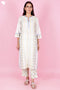 Chanderi Silk Kurta Pant And Dupatta Set In Block Print